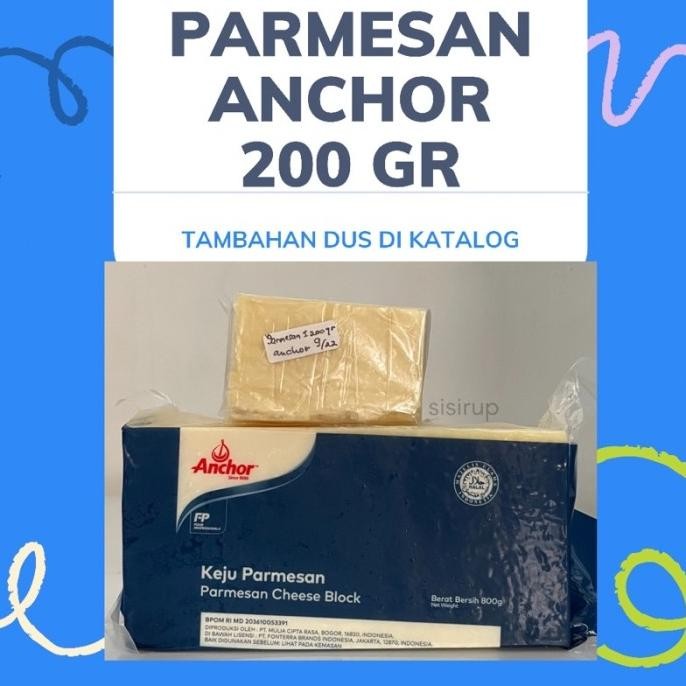 

(Expert) Parmesan Cheese Anchor 200 gram / Keju parmesan / Keju Parmesan