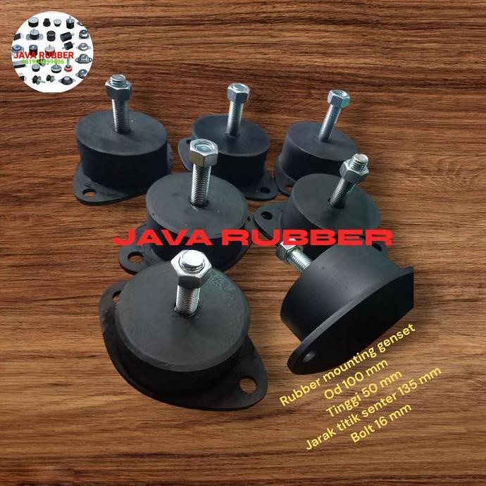 

Terlaris Enngine Mounting Genset Titik Senter 135Mm. Od 100Mm X T 50Mm X 16Mm