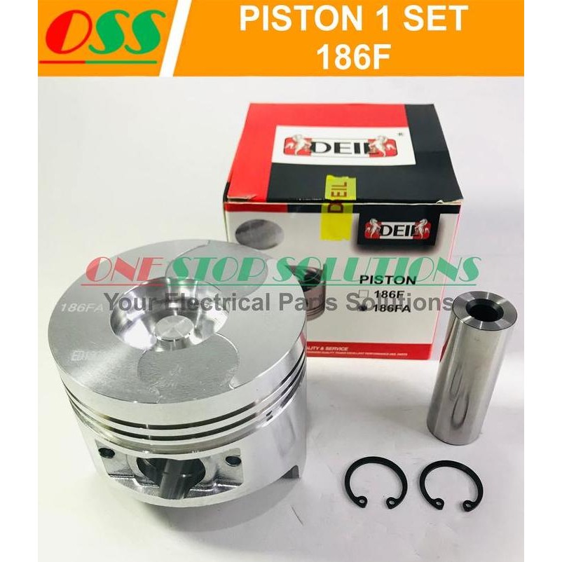 

Terlaris Piston + Pin Piston + Circlip 1 Set Genset 186F 186Fa