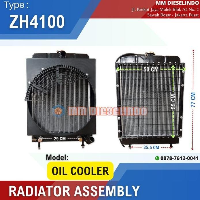 

Terlaris Radiator Assembly Diesel Engine Zh4100 Model Oil Cooler Genset Weichai K4100Zd K4102Zd Zh4102 Condensor Assy Kondensor