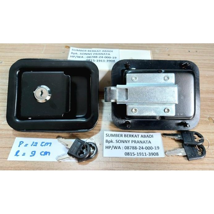 

Terlaris Door Lock 12Cm 9Cm Stainless - Kunci Pintu Genset Tebal - Kunci Genset - Tahan Karat - 12Cm X 9Cm