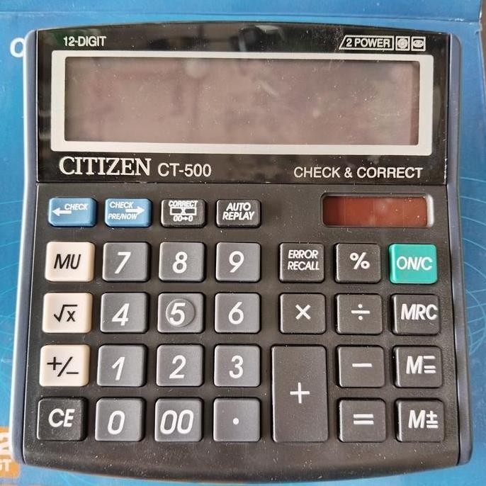 

restock KALKULATOR CITIZEN ST-500J / ELECTRONIC CALCULATOR BESAR