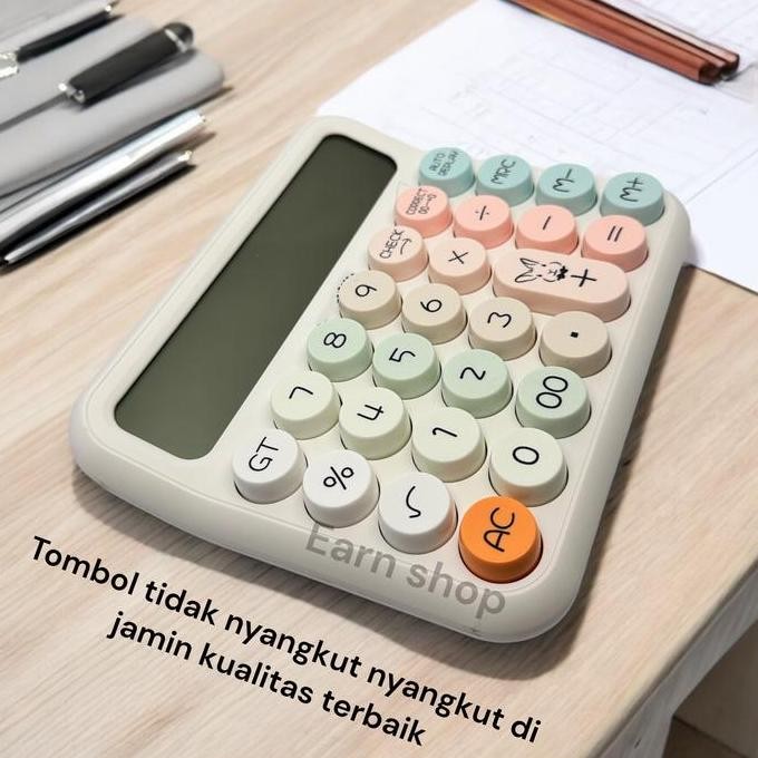 

restock Kincizen KC-817 Kalkulator macaron dopamin dot boba 12 digit check and correct