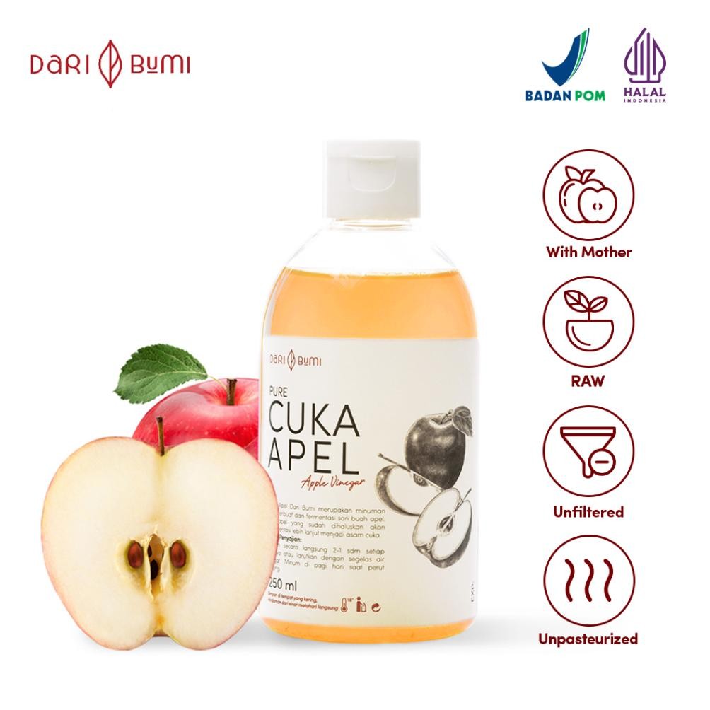 

Dari Bumi Cuka Apel 250 Ml Asli Minuman Diet Premium Pure Original