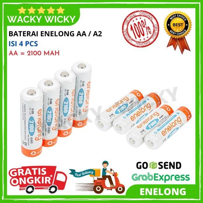 baru Batre Baterai Charger Casan Eneloop Enelong AA 2100 MAH / AAA 900 MAH