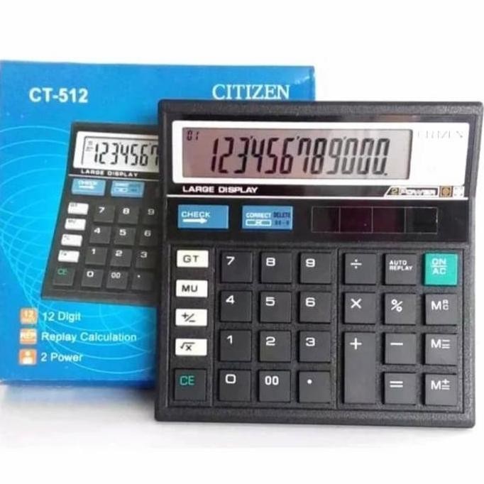 

restock CITIZEN CT512 CHECK & CORRECT CALCULATOR - Kalkulator Meja CT 512