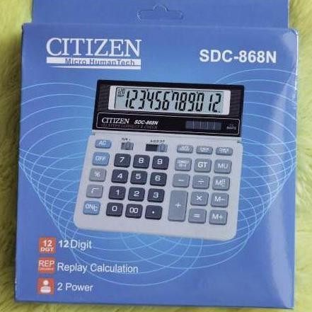 

restock Kalkulator citizen 868N cek correct