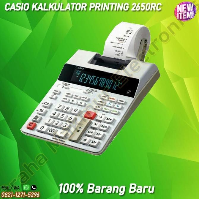 

restock CASIO KALKULATOR PRINTING 2650RC