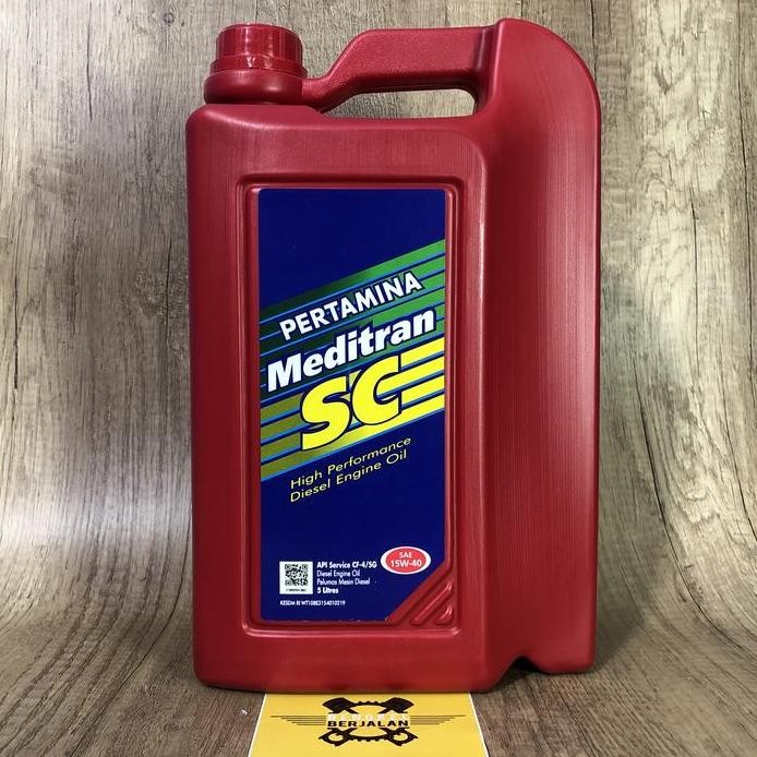 Terlaris Oli Pertamina Meditran Sc 15W-40 (Diesel) 5 Liter - Oli Mesin / Genset