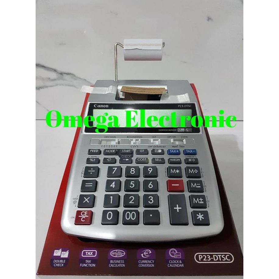 

restock Canon Printing Calculator P23-DTSC - Kalkulator Kasir Printer Struk