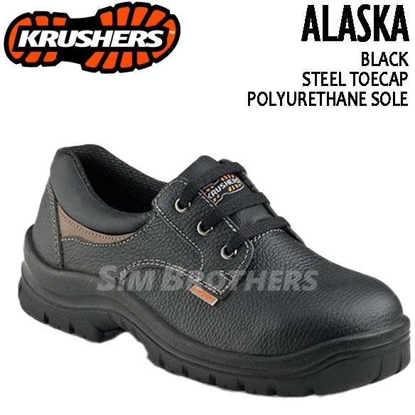 

Terlaris Sepatu Safety Shoes Krushers Alaska Black