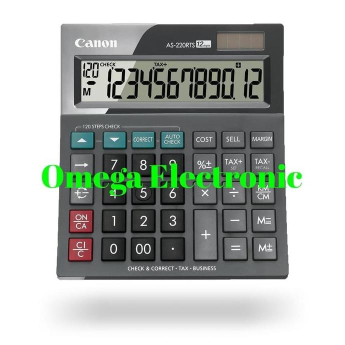 

restock Canon AS-220RTS Calculator - Check & Correct Kalkulator Desktop Meja
