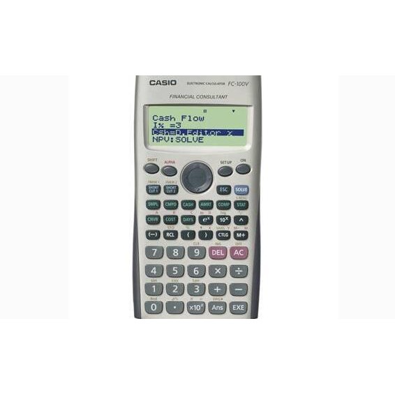 

restock Casio FC 100V - Financial Calculator