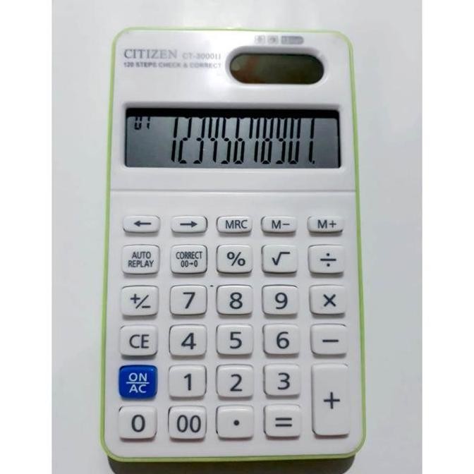

restock KALKULATOR CITIZEN CT 3000 II - 12 DIGIT - KALKULATOR MINI - POCKET
