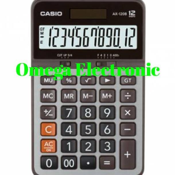 

restock Casio AX-120B - Calculator Desktop Kalkulator Meja Kantor AX 120 B