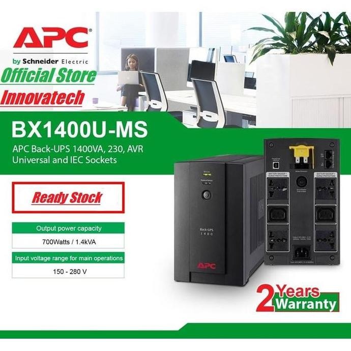 Ups Apc Bx1400U-Ms / Bx1400Ums