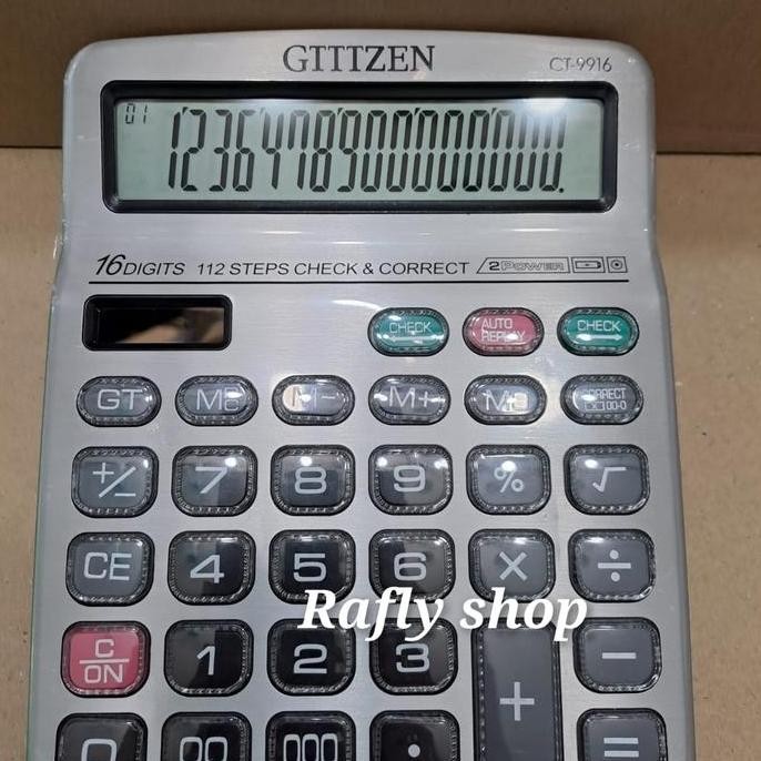 

restock kalkulator 16 digit CT 9916