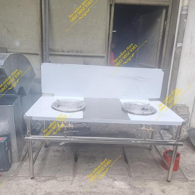 

Terlaris Kompor Meja 2 Burner Bisa Custom Stainless Steel High Pressure