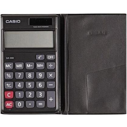 

restock CASIO CALCULATOR KALKULATOR SX 300 SX-300 SX300 VALUE SERIES DOMPET SOLAR POWERED 8 DIGIT POCKET