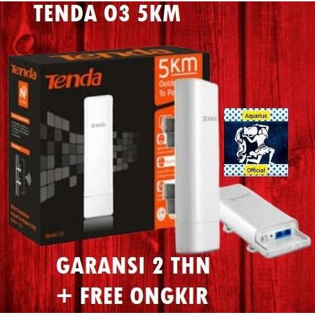Tenda O3 5Km Outdoor Point To Point Cpe - Tenda 03 Wireless Router