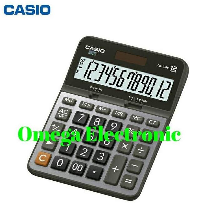 

restock Casio DX 120B - Calculator Desktop Kalkulator Kantor Office DX-120B