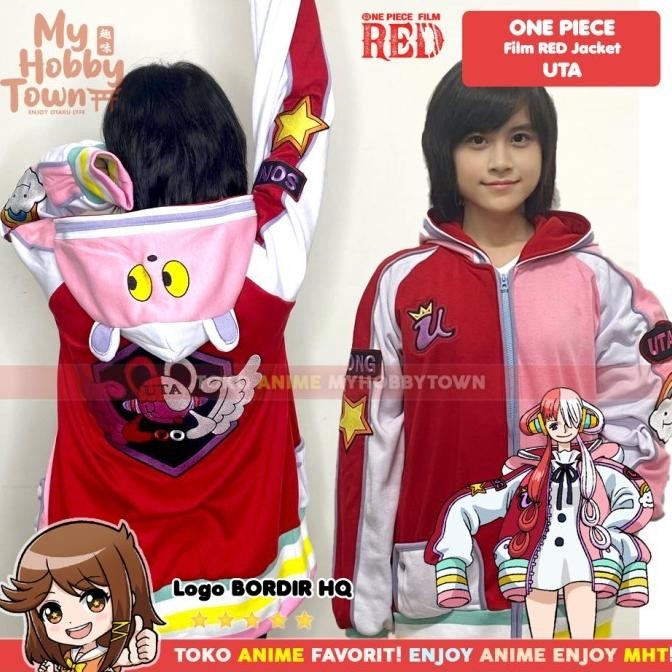 new !!! Jaket Anime One Piece Red Uta Utahime Kostum Cosplay