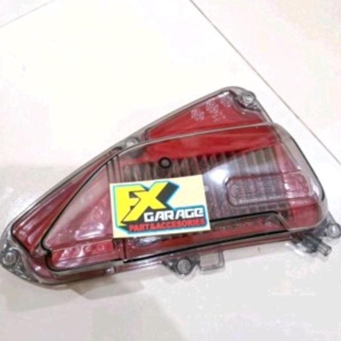 Cover Filter Smoke Transparan & Filter scoopy, beat, genio