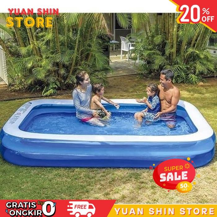 KOLAM RENANG ANAK KISUBO 305 X 183 X 56 CM - 3 RING POOL NO KSB3000 MAINAN ANAK BEST SELLER