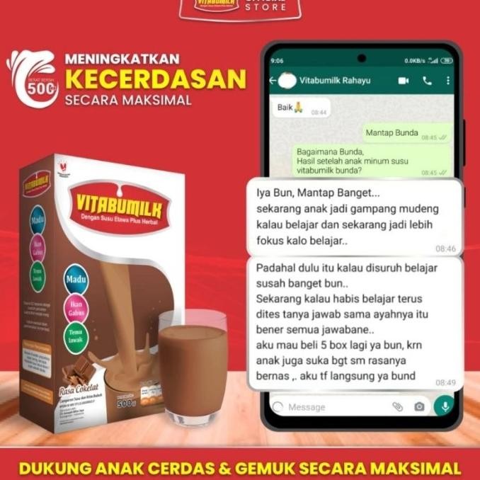 

(Expert) SUSU GEMUK CERDAS | VITABUMILK PLUS 500gr