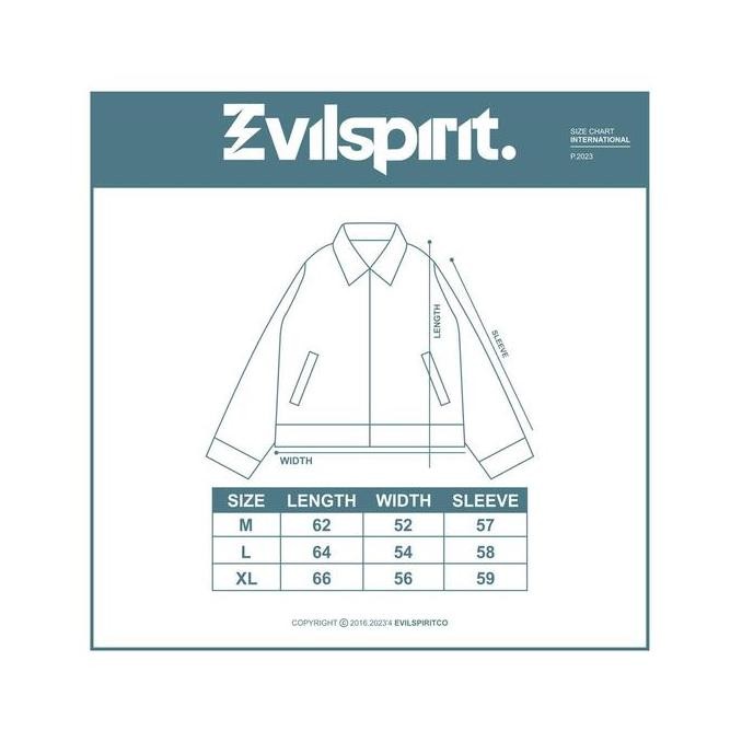 Grosir Evilspirit Work Jacket - Liora Red Unisex Jaket Panjang Casual Pria Custom Zipper