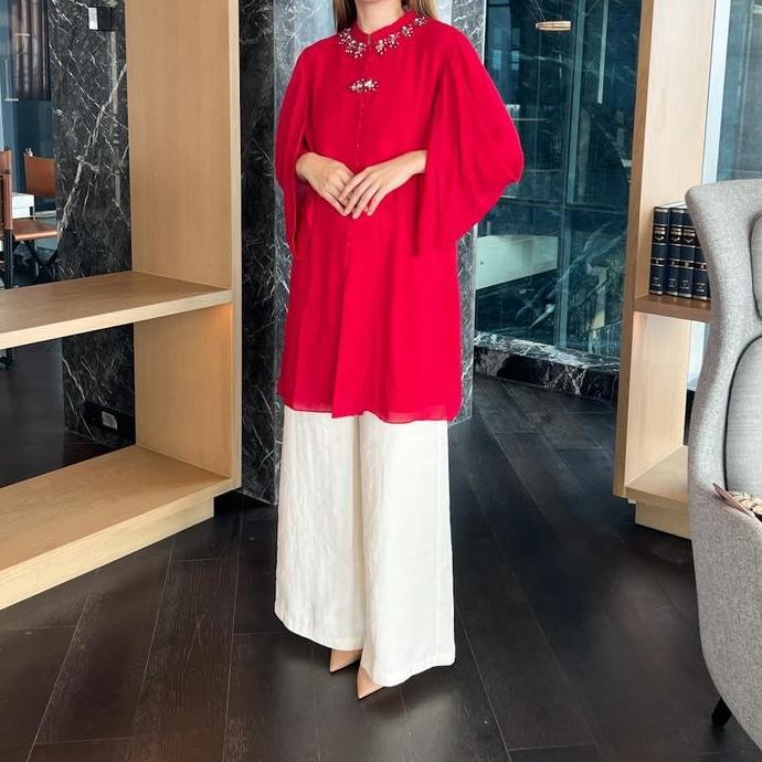 Lausboutique-Tunik Maisa-Seri 2306-Hanya Tunik kancing muslim