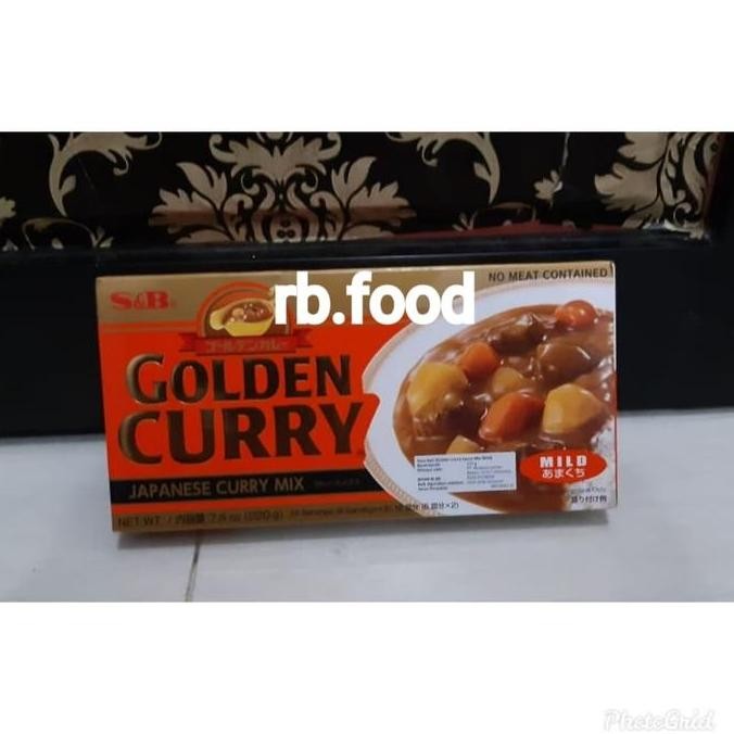 

TERLARIS Sb S&B Golden Curry Mild 220gr Bumbu Kari jepang ready