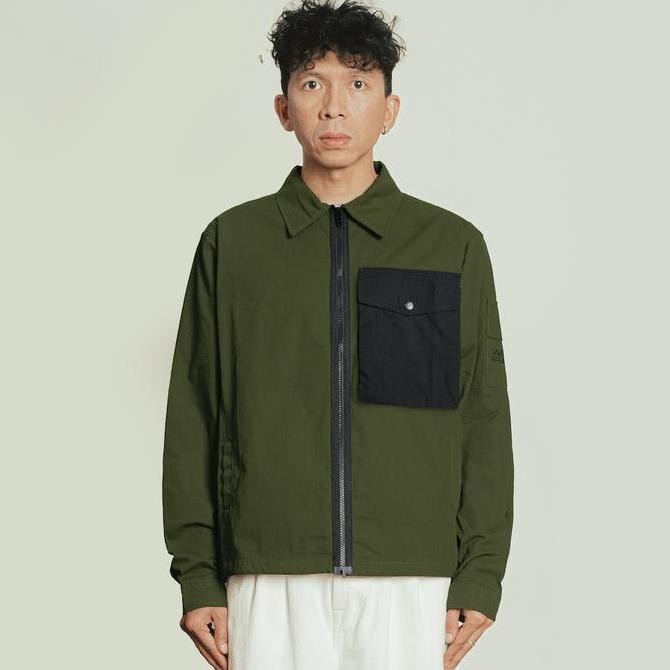 Sale Vearst Affaires Work Jacket Zoe Zipper Olive Black