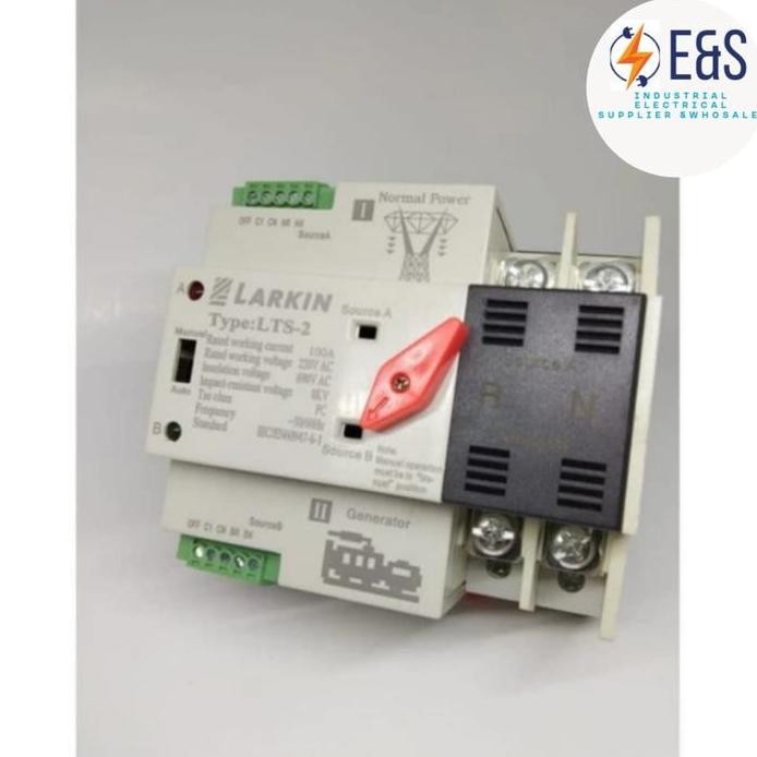 

Terlaris Larkin Lts-2P 100A Ats Otomatic Genset 1 Phase 2 Wire / Lts 2P Larkin