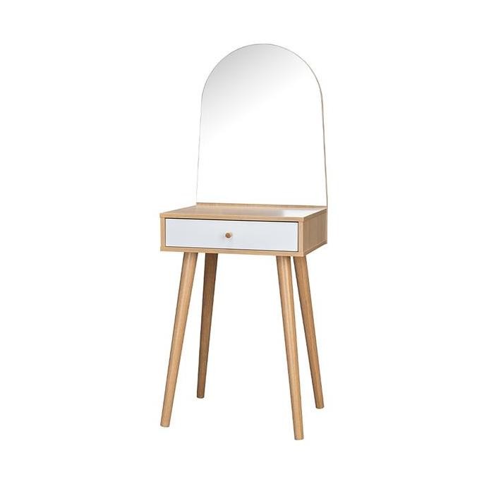 Terlaris Informa Fiona Meja Rias - Putih Oak Makeup Dresser Vanity Table Furnitur Rumah Meja Dandan 