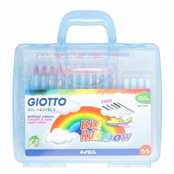 

ready Crayon Giotto Oil Pastels 55 Warna Cat Minyak Free Pensil Outlining