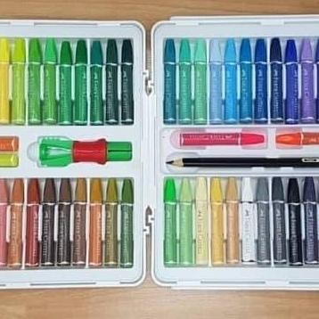

ready Faber-Castell Hexagonal Oil Pastel 48 / Crayon 48 warna