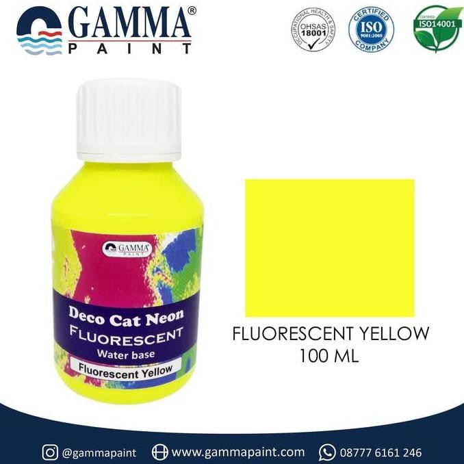 

ready DECO Cat Neon FLUORESCENT UV PAINT - Yellow 100ml