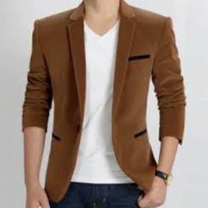 JAS PRIA/JAS FORMAL/BLAZER ATASAN PRIA - grey, S murah