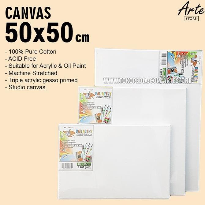 

ready Kanvas Lukis Bali Artist 50x50 cm