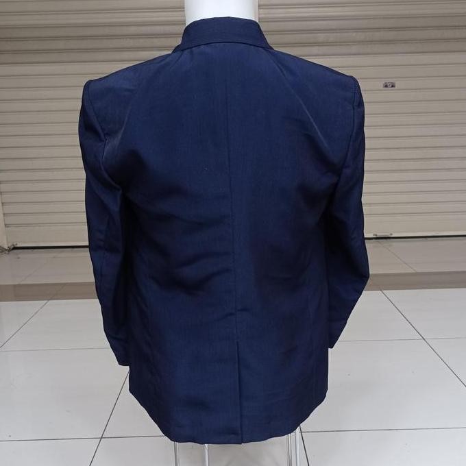 jas biru dongker pria lengan panjang murah