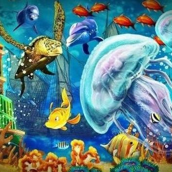 

ready [40x30 CM] Set Lengkap Diamond Painting Set DIY Full Drill Kit Kraft