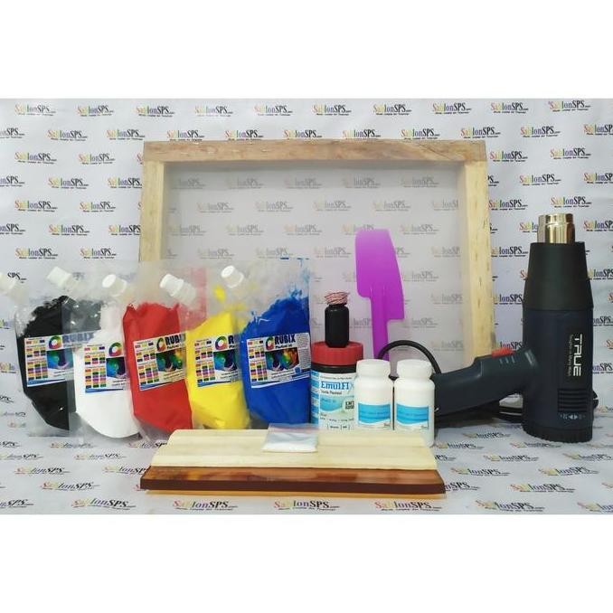 

ready PAKET SABLON PEMULA LENGKAP PLASTISOL