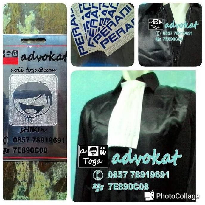 toga advokat pengacara jaksa premium murah