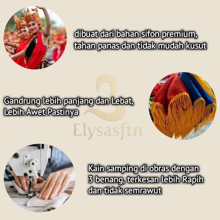 Sampur/Selendang Tari Gandrung Warna Merah Termurah