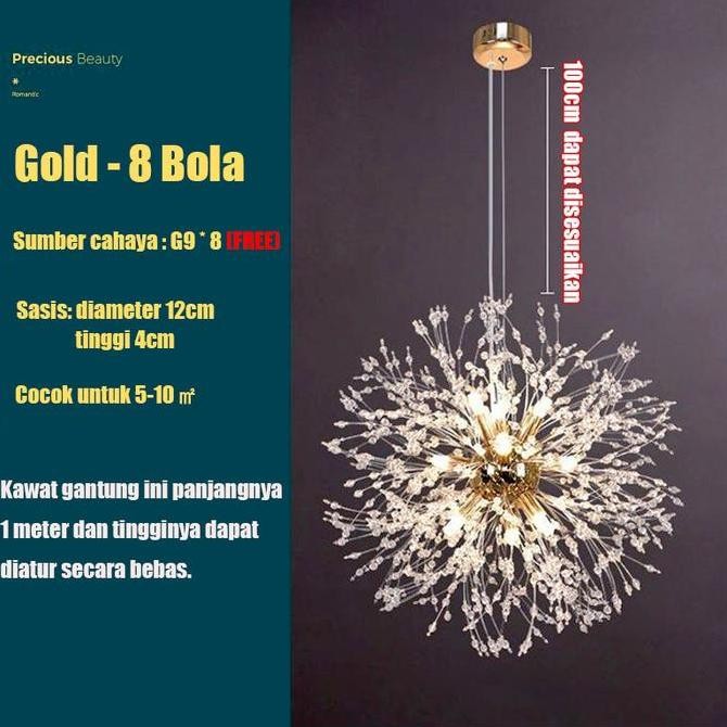 Grosir Bar Lampu Gantung Dekoratif Lampu Gantung Dandelion Lampu Gantung Rumah Lampu Langit-Langit R