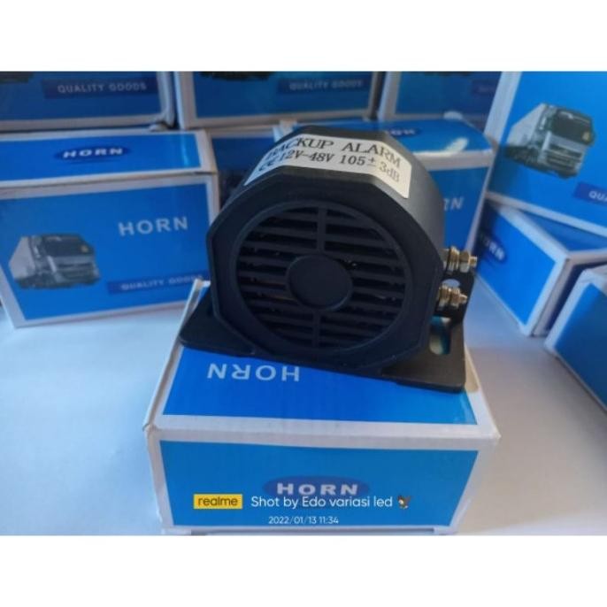 Murah Alarm Mundur Mobil 1 Suara/Alarm Atret Truck/Back Horn 12Volt/24Volt