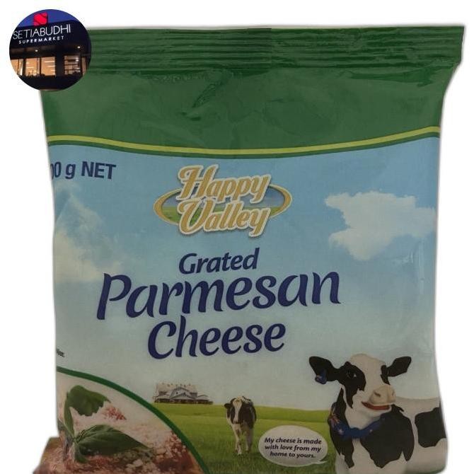 

Grosir Happy Valley Grated Parmesan 100 Gr