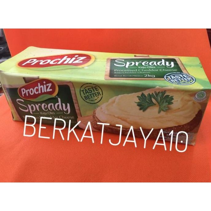 

Promo Prochiz Spready Cheddar Cheese Keju Oles 2 Kg