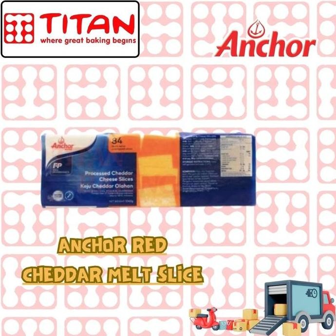 

Sale Anchor Red Cheddar Keju Chedar Melt Slice Cheese